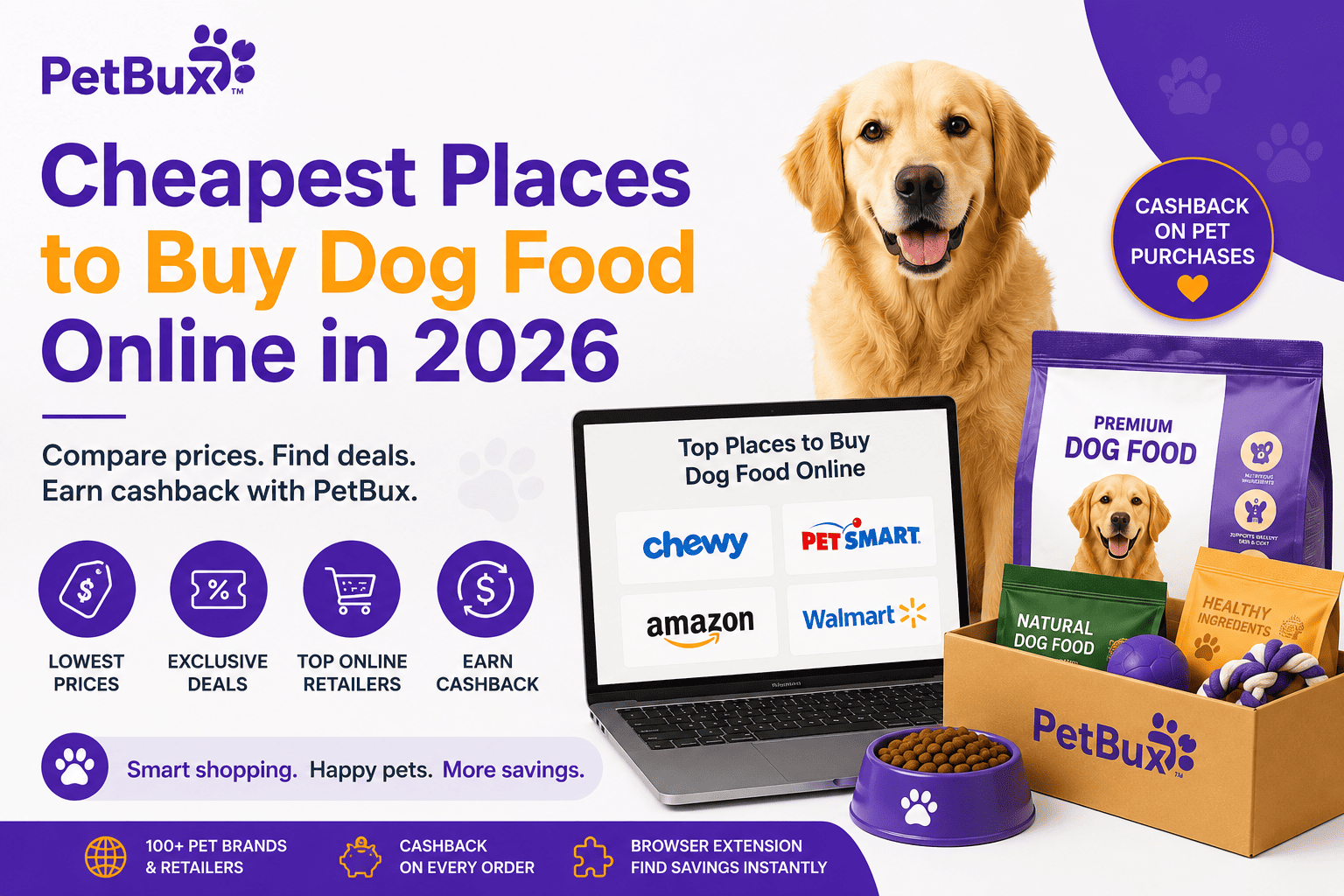 Cheapest Places to Buy Dog Food Online in 2026